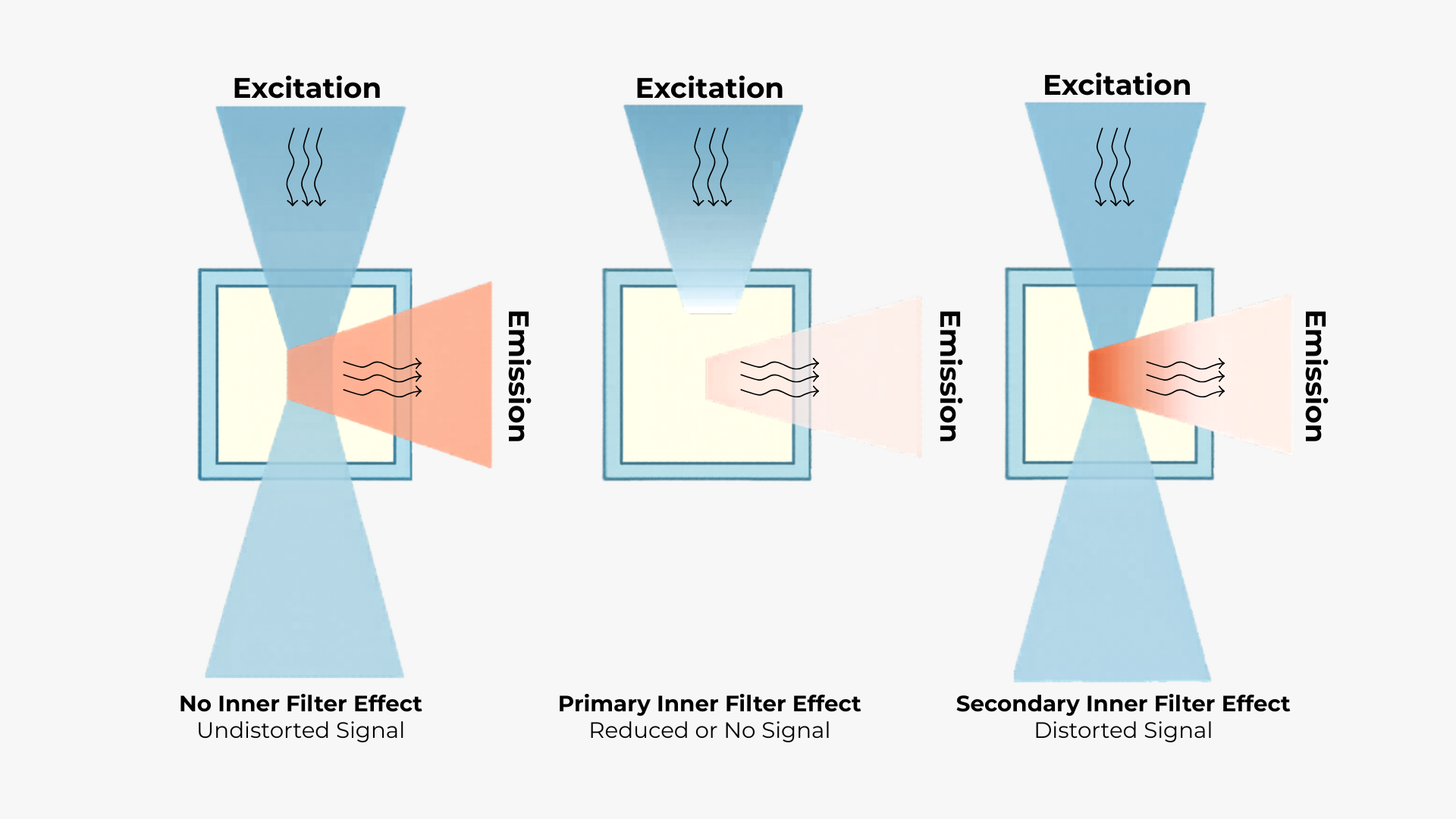 Inner filter effects diagram